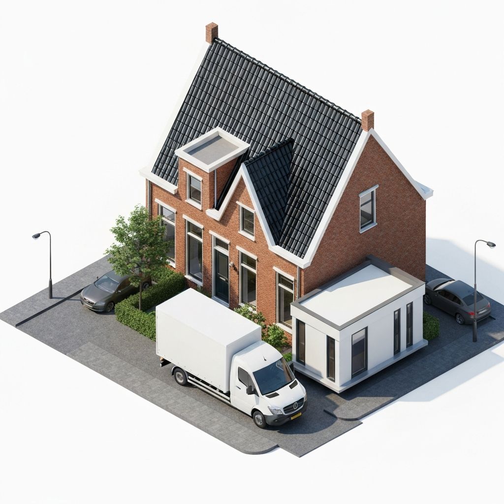 Aanbouw / uitbouw (achter, zij of hoek)